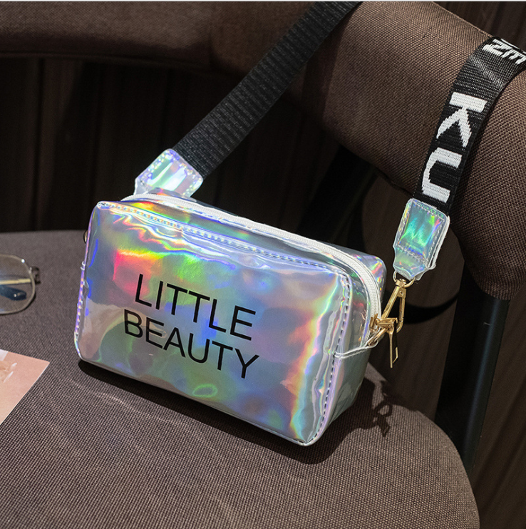 Laser Mini Bag 2021 Korean Style Simple Women's Shoulder Crossbody Printed Casual Small Square Bag