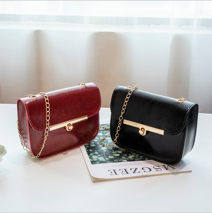 Women's Chain Shoulder Crossbody Bag Korean Style Custom 2021 New Small Handbag
