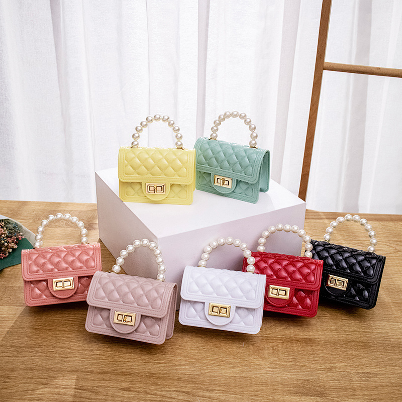 MZ Jelly Bag Mini Chain Shoulder Handbag for Kids and Youth