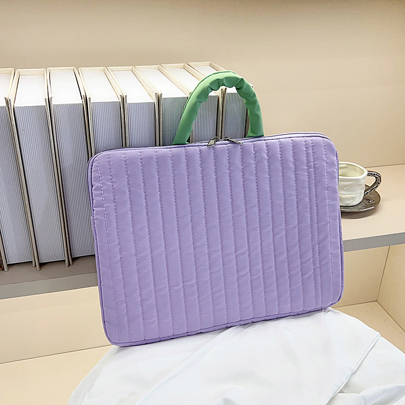 Cute Square Handbag Laptop Sleeve 11 Inch Nylon Protective Storage Bag